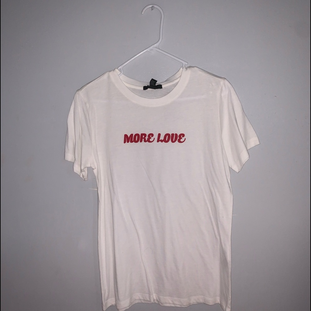 Forever 21 white graphic tee